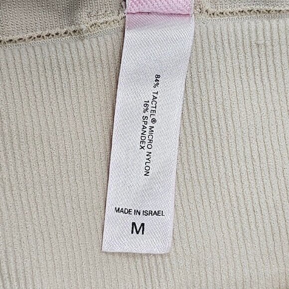 Victorias Secret Shapewear Womens Size Medium Girdle Beige Nude Nylon Spandex - Picture 7 of 9